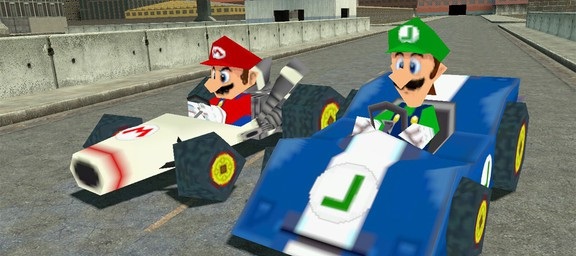 Марио на машинах
