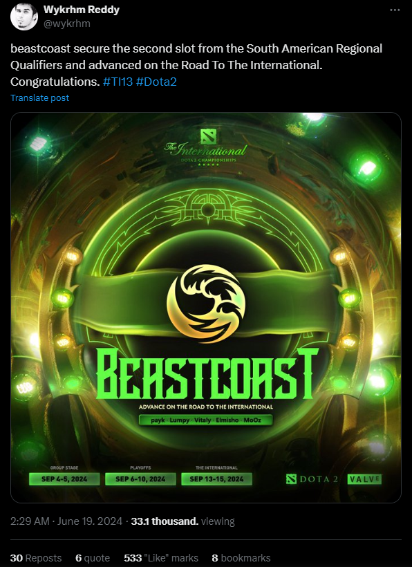 Бисткоаст квалифицировалась на The International в четвертый подряд год — изображение 2