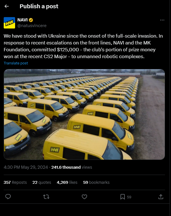 FORZE рассталась с smooya после его поста в Твиттере, в котором он выразил поддержку Украине фразой «Слава Украине»