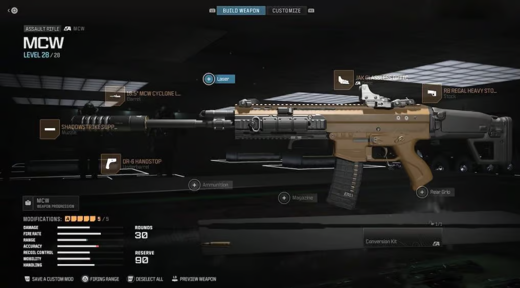 Лучшее снаряжение MCW Modern Warfare 3 Season 4 Reloaded