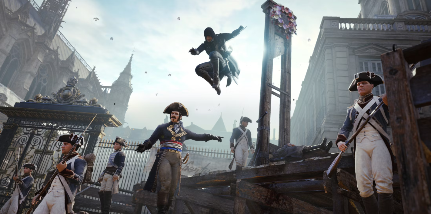 Десятилетнее возрождение: Assassin’s Creed Unity наблюдает неожиданный рост игроков через десятилетие после запускаn