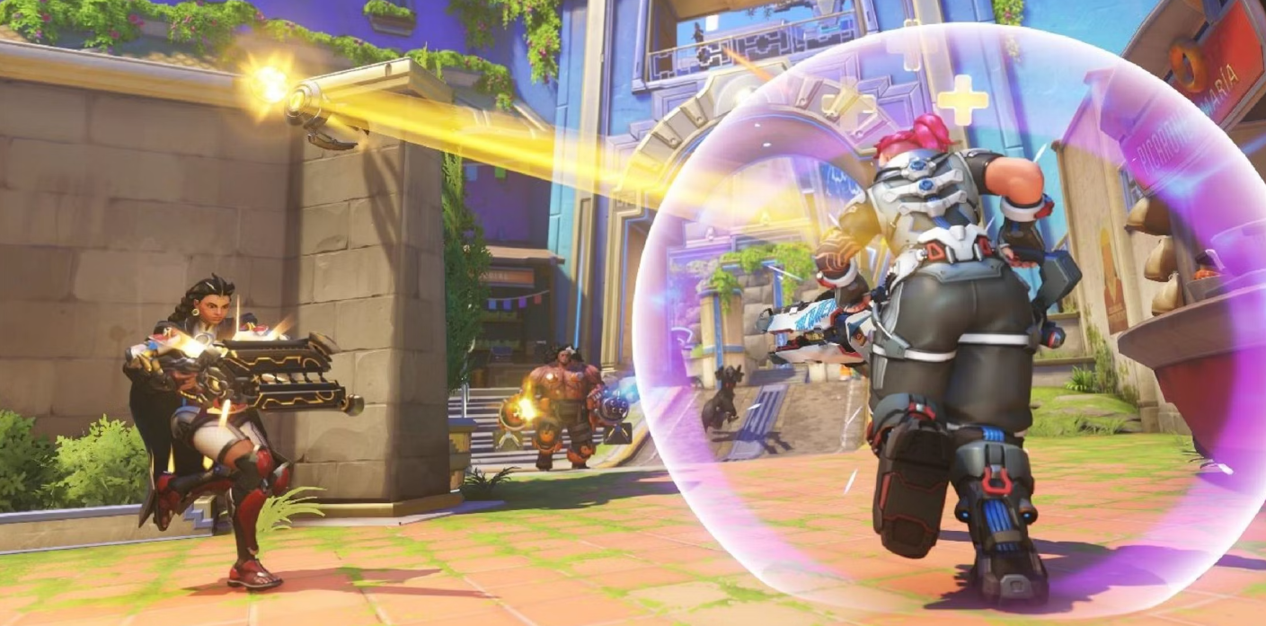 Игроки Overwatch 2 развлекают себя человеческой пирамидой во время сбоя сервераn — изображение 2