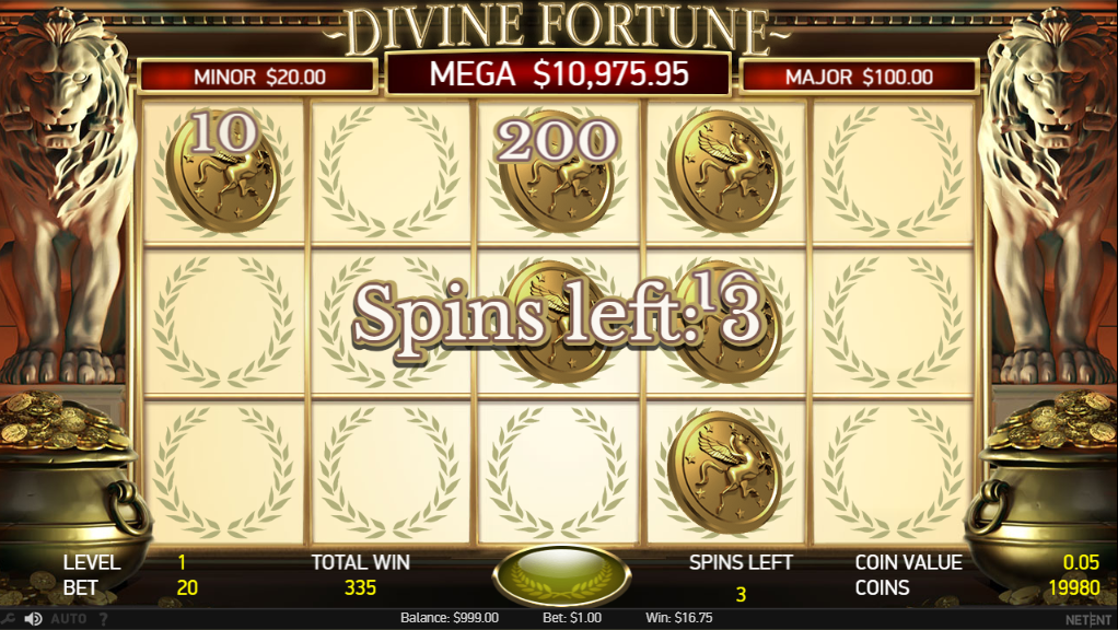 Divine Fortune обзор игрового автомата