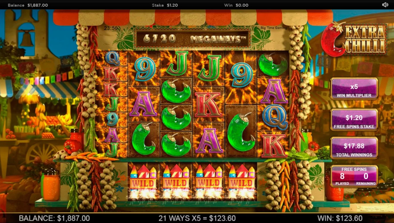 Extra Chilli Slot Review Wins and Multiplier