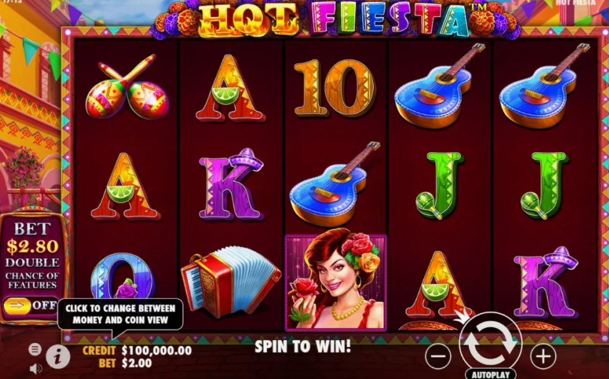 Hot Fiesta is a 5-reel, 3-row video slot