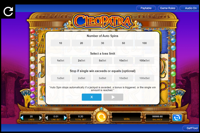 Обзор игрового автомата Cleopatra