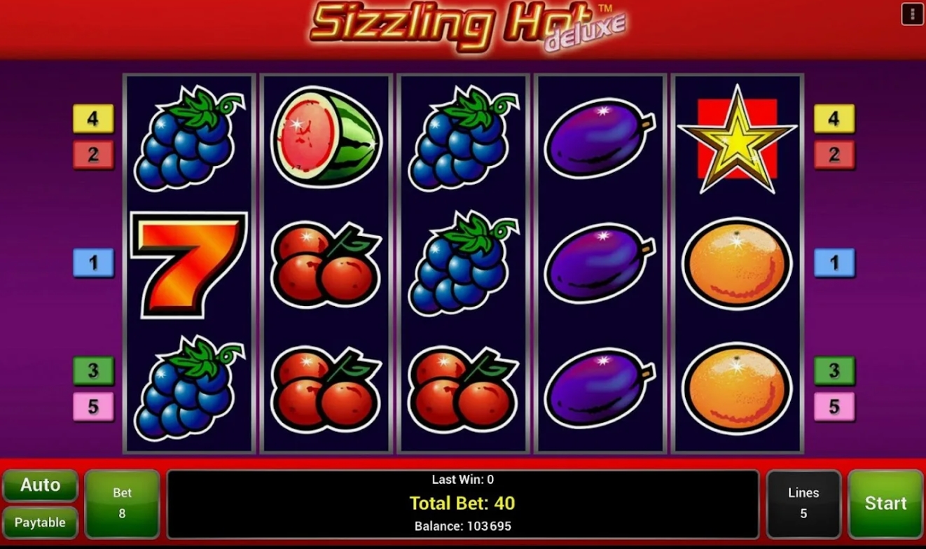 Review of the classic slot SizzlingDeluxe