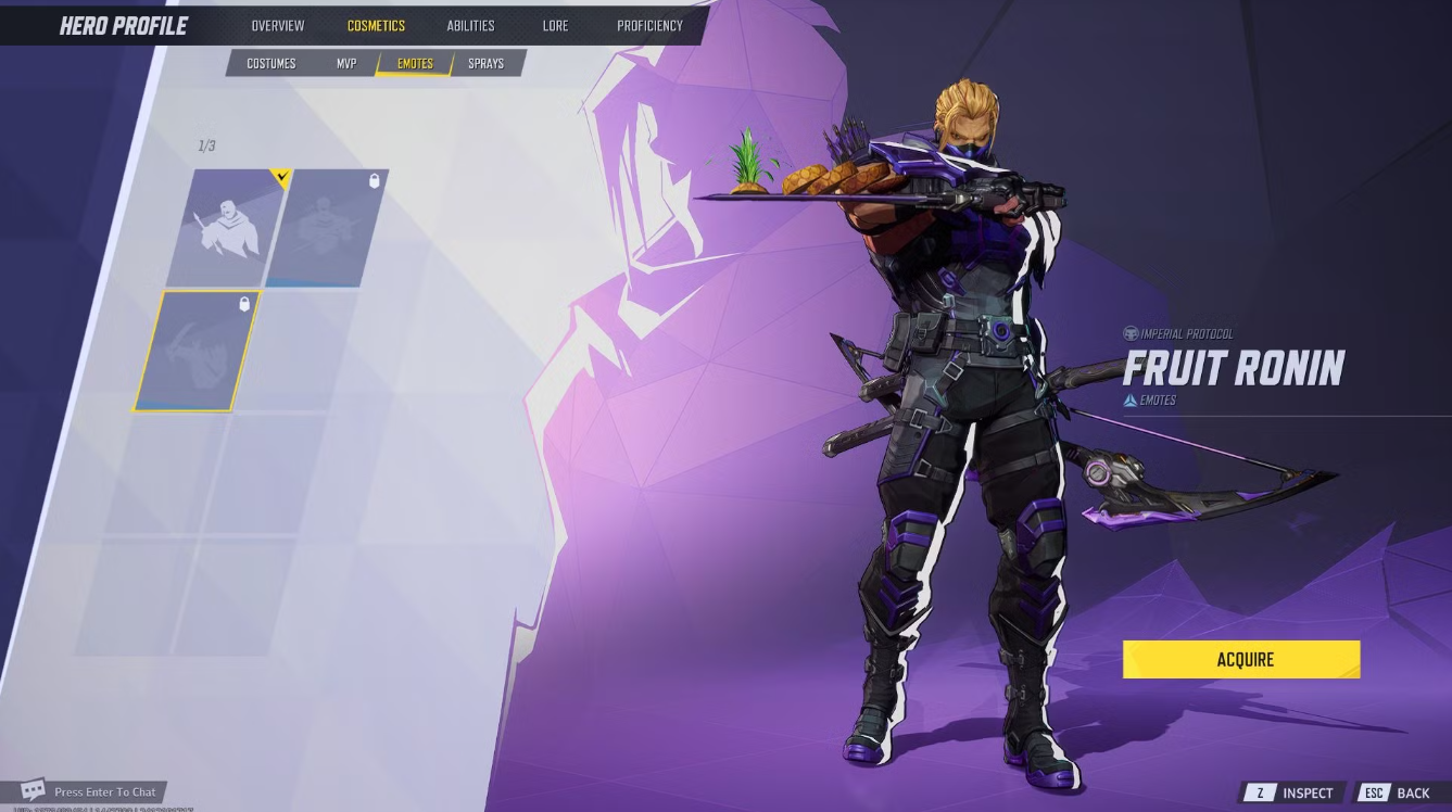 Способы выражения эмоций в Marvel Rivals