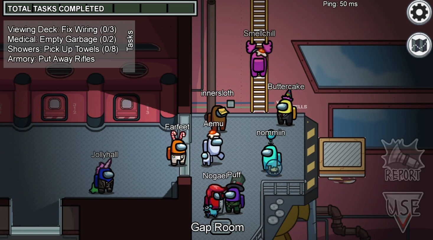 Among Us characters and skins