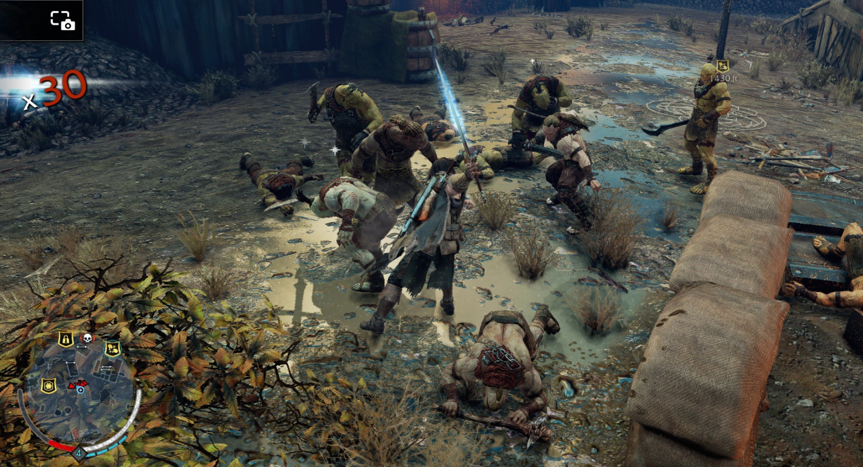 Middle-earth Shadow of Mordor битва с врагами