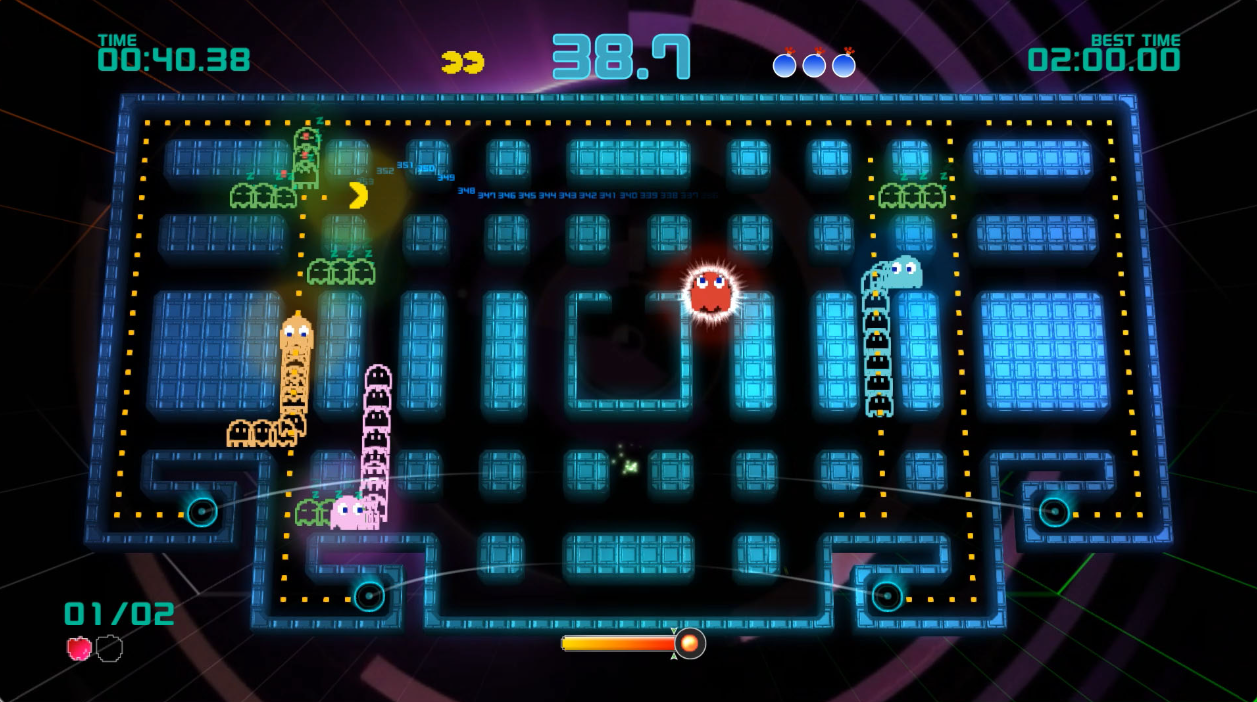 PAC-MAN&trade; CHAMPIONSHIP EDITION 2 препятствия и лабиринты