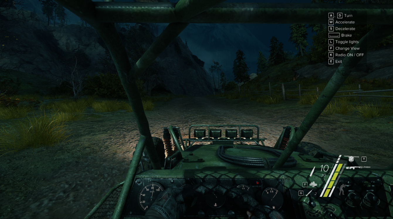 Sniper Ghost Warrior 3 Driving a Car