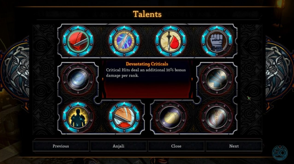 Dungeon Siege 3 таланты