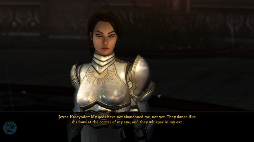 Dungeon Siege 3 девушка говорит