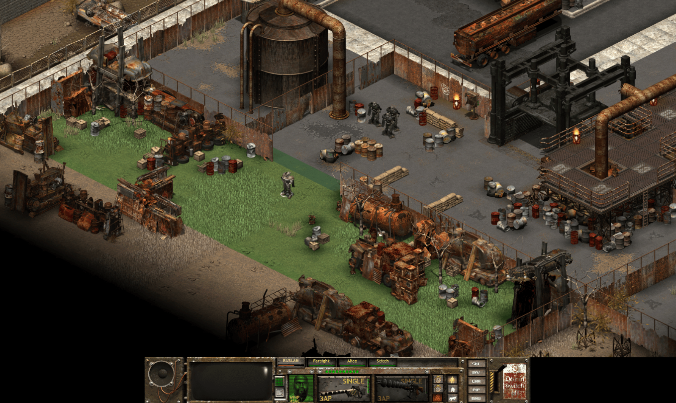 Fallout Tactics строительство