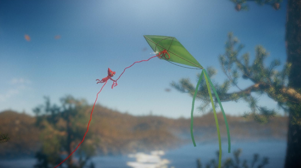 Unravel on a flying kite