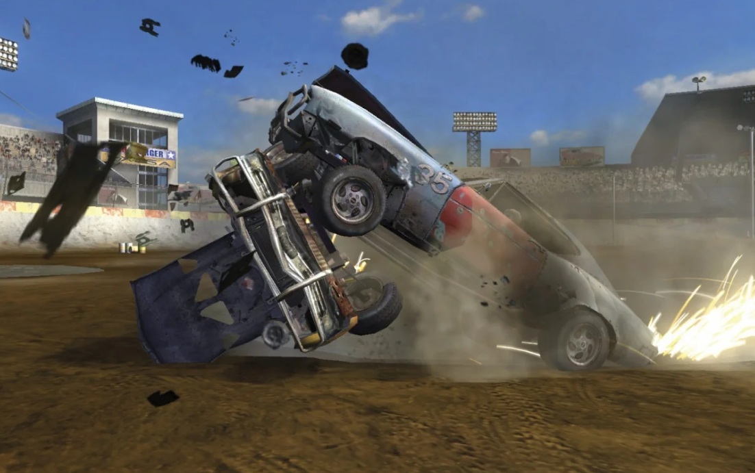 FlatOut не единственная авария