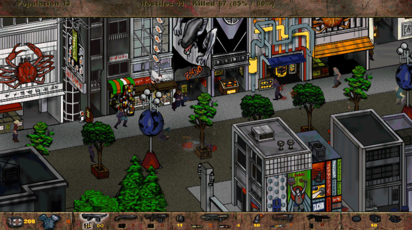 Postal city and buildings