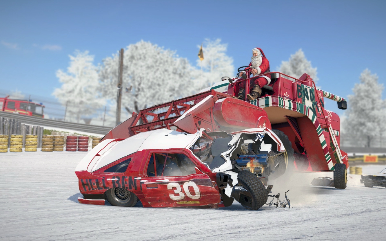 Wreckfest Throw-A-Santa + Sneak Peek 2.0 Превью 1