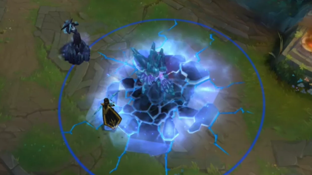 Ледяная гробница Лиссандры в LOL