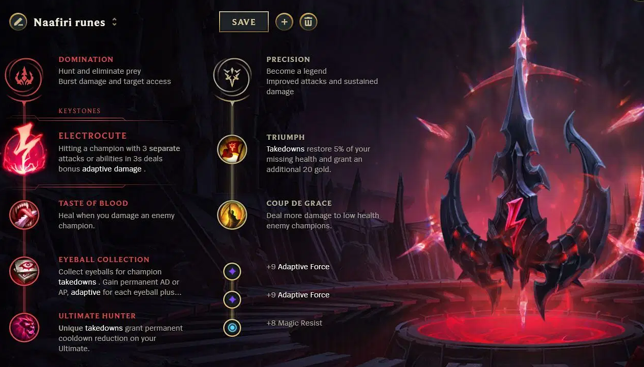 Наафири в LoL — Полное руководство 2025: Руны, Сборки, Стратегия, Контрмеры и Секреты навыковn — изображение 5