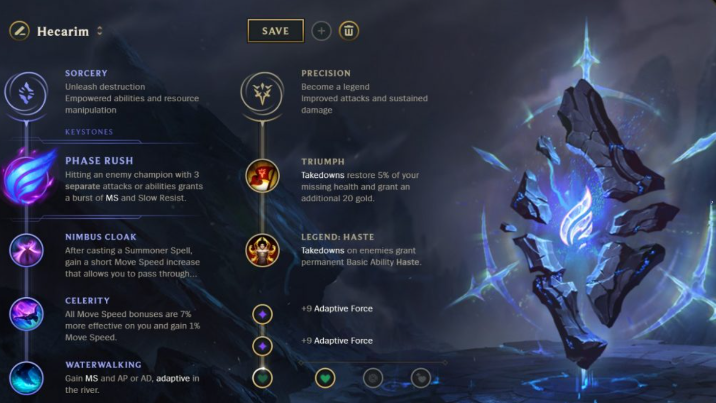 Skarner Runes Sorcery