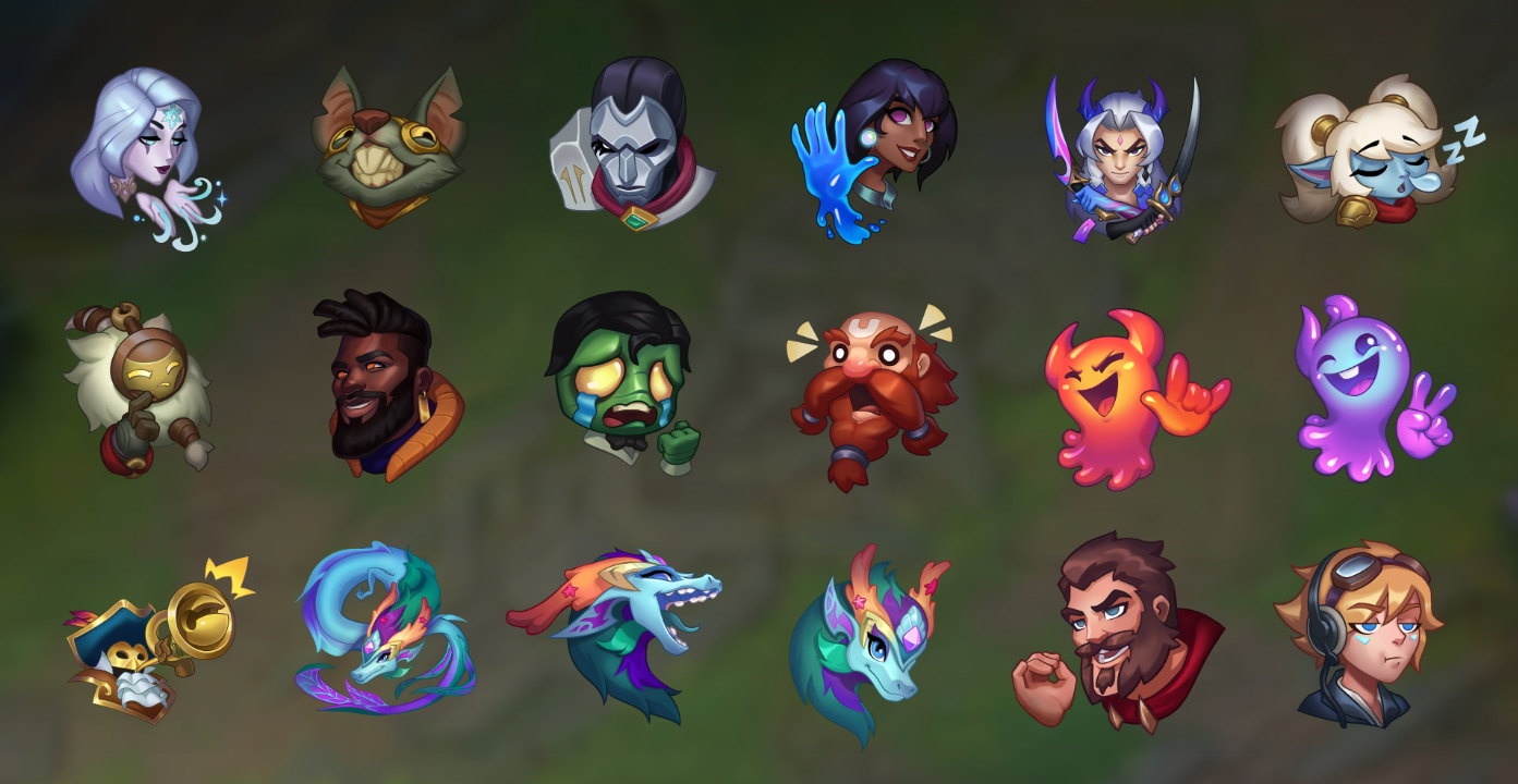 эмоции в lol