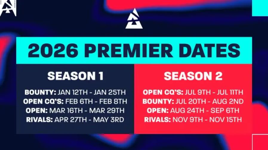 BLAST tournament dates in 2026