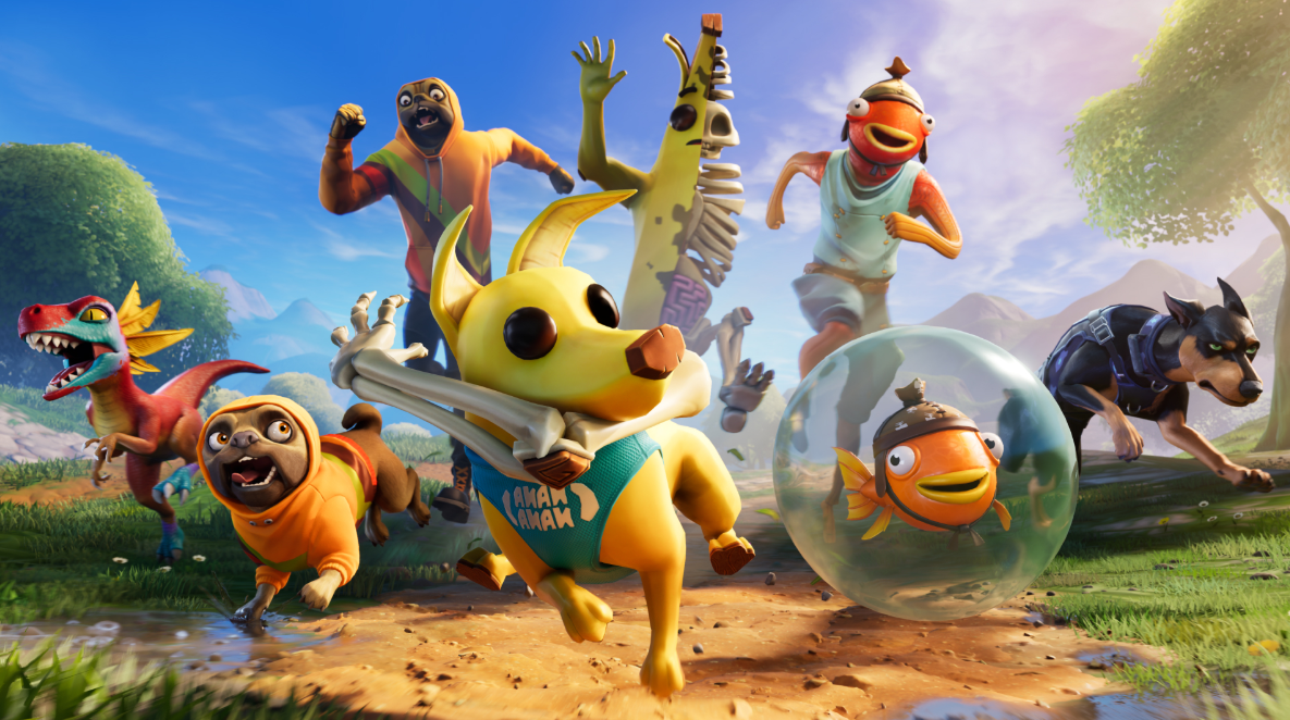 Коллаборация Fortnite и Nickelodeon 2025: скины и цены на наборы Спанч Боба Квадратные Штаны