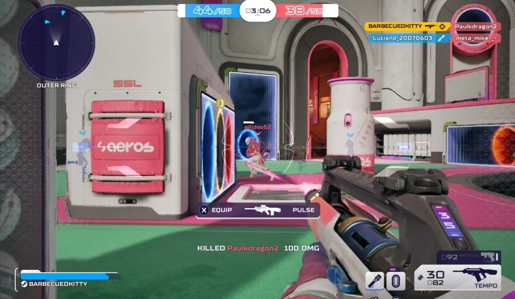 Splitgate: Arena Reloaded – Обзор механик, оружия и новой системы прогрессииn — изображение 4