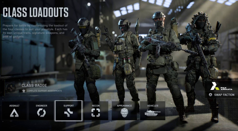 battlefield 6 Class-locked