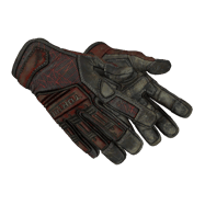 ★ Specialist Gloves | Crimson Web (Battle-Scarred)