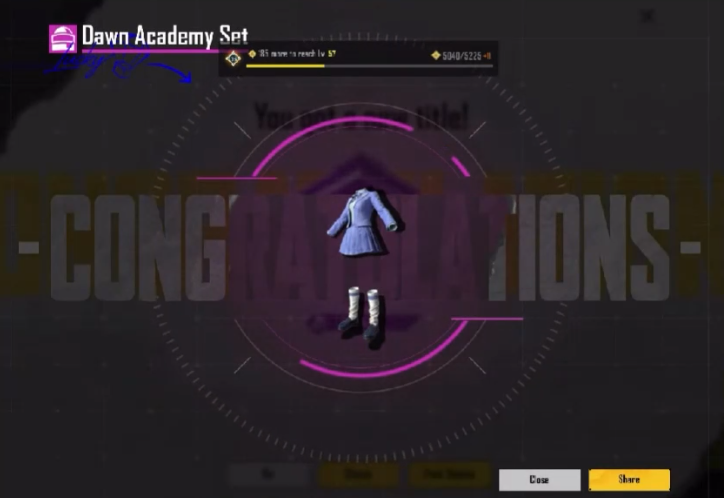 Бесплатные награды к 8-летию PUBG Mobile — как забрать Dawn Academy Set и промокоды в обновлении 4.3 — изображение 3