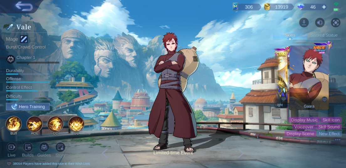 Бесплатный скин Гаары на Вэйл в MLBB — пошаговый гайд по Пути ниндзя и таблица всех наград — изображение 2