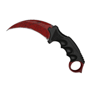 ★ Karambit | Crimson Web (Minimal Wear)