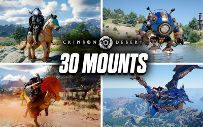 Crimson Desert: все скакуны — где найти лошадей, медведей, волков, дракона и боевых мехов