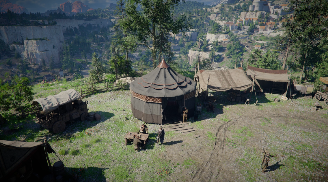 Этапы строительства лагеря