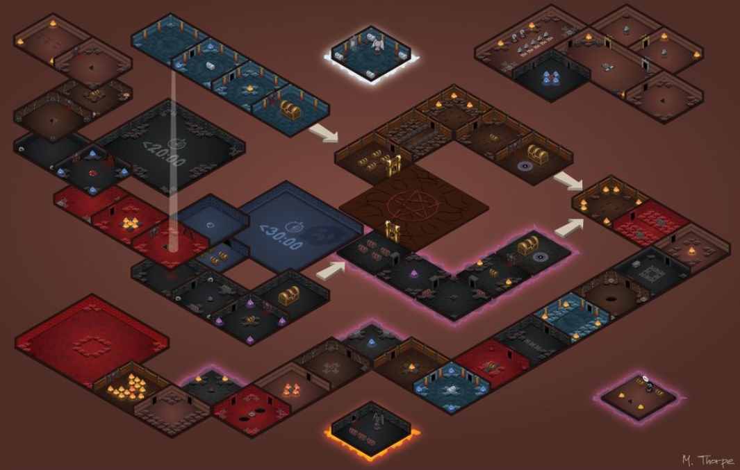 Пример планировки этажа Исаака