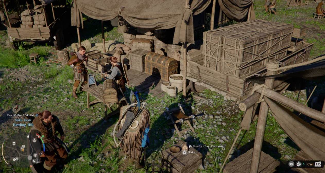 Сундук с провизией NPC Карла