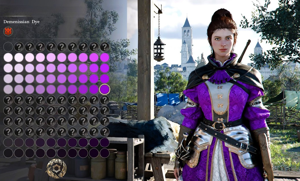 Фиолетовые оттенки красителей