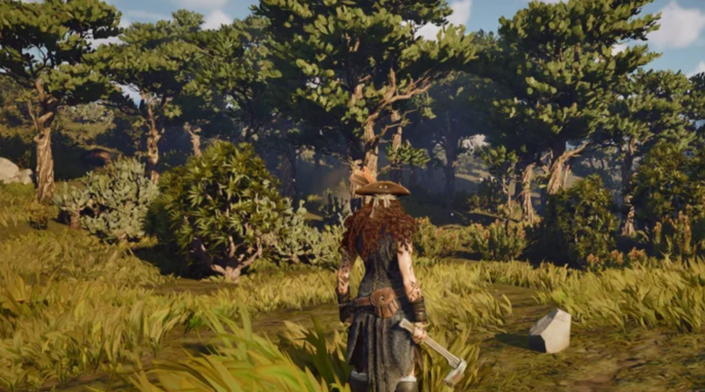 Как получить твёрдую древесину (Hardwood) в Windrose: бейте по пню, а не по дереву — изображение 2