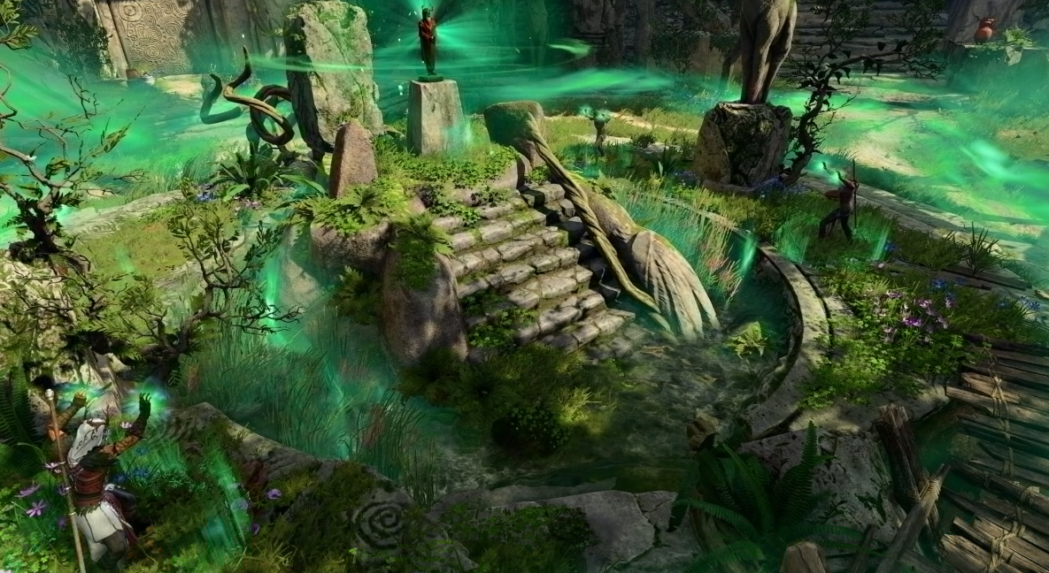 Главная зона Изумрудной Рощи