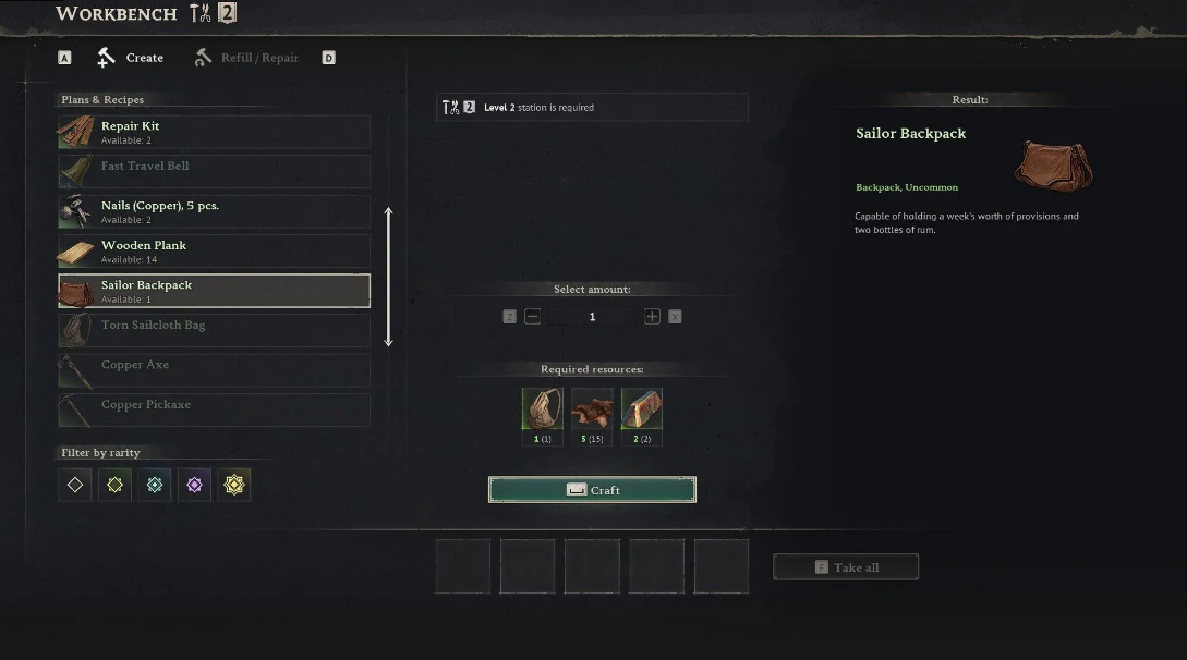 Полный гайд: как увеличить инвентарь в Windrose — изображение 2