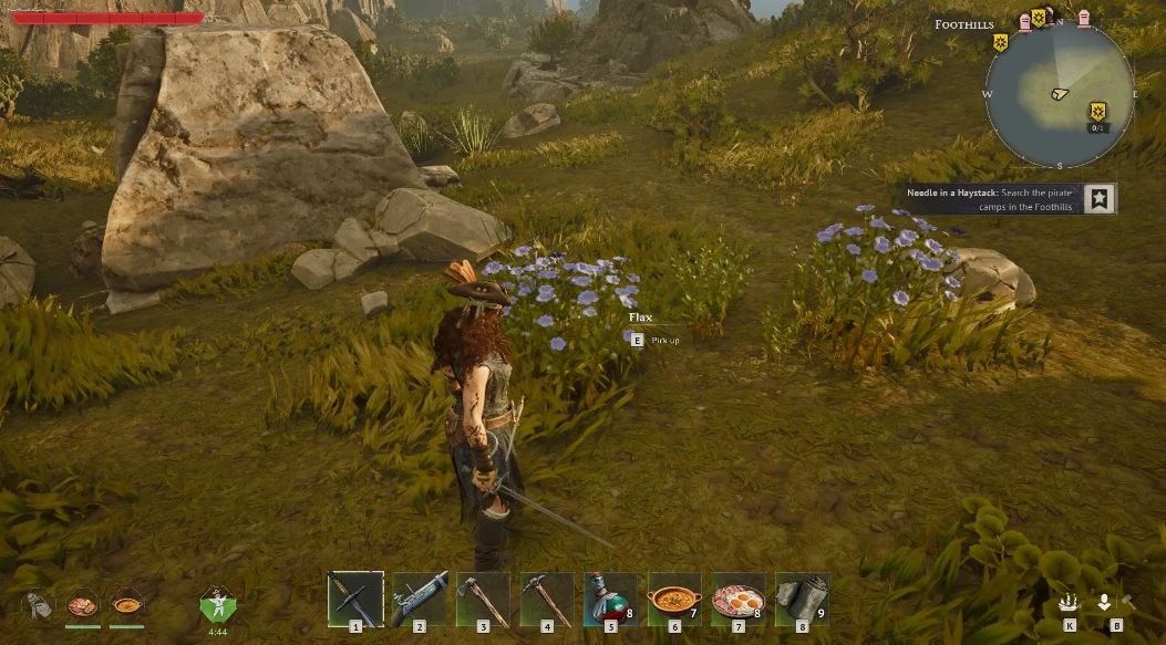 Как найти льняное волокно в Windrose: полный гайд по фарму в Предгорьях и переработке в ткань — изображение 2