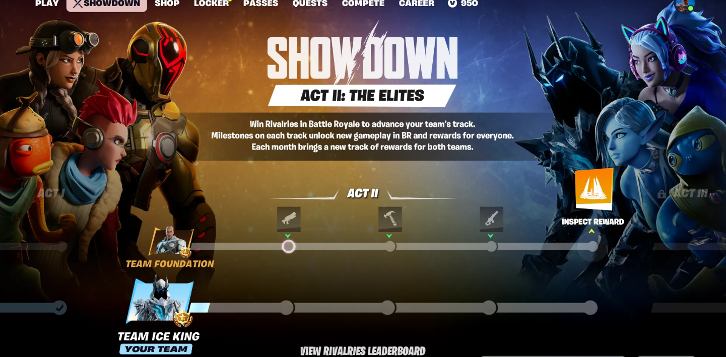 Fortnite Showdown акт 2: кому достанутся лучшие награды — Foundation или Ледяной король? — изображение 2