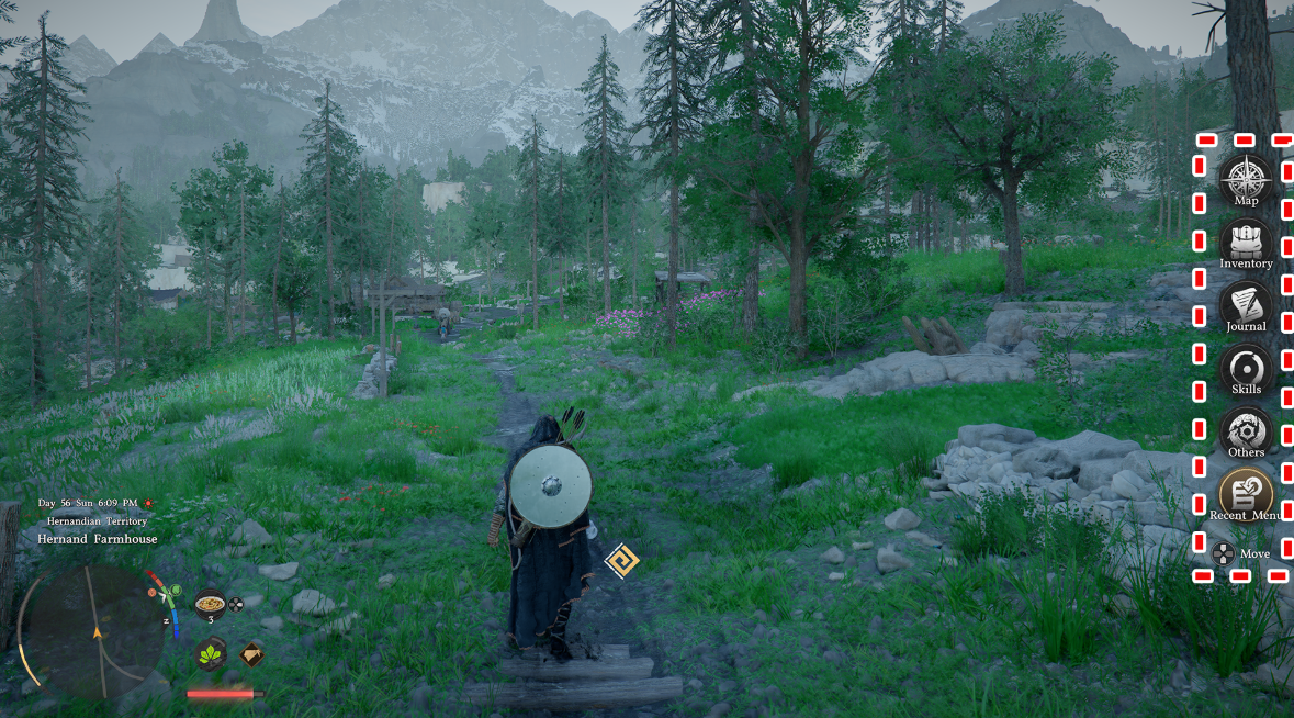 Отображение мини-карты хода выполнения миссии