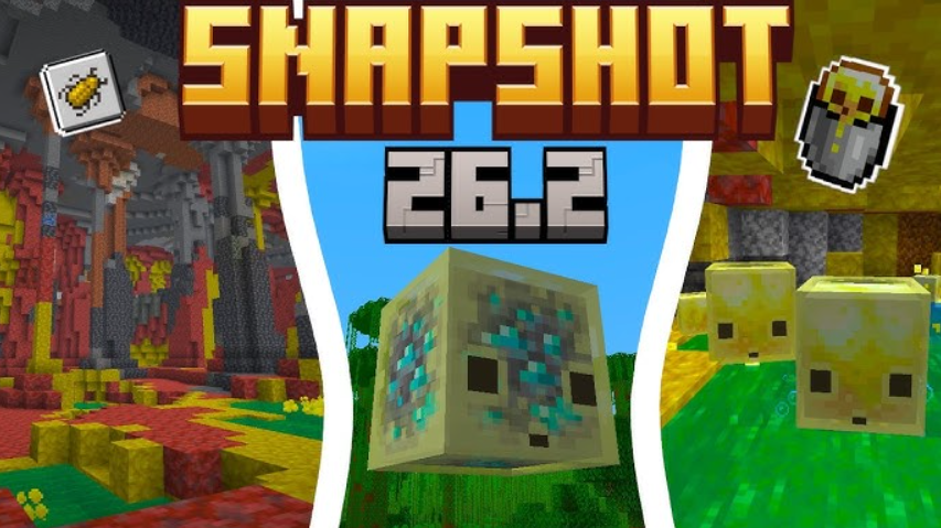 Что нового в Minecraft 26.2 — Vulkan, биом серных пещер и серные кубы с поглощением блоков — изображение 1