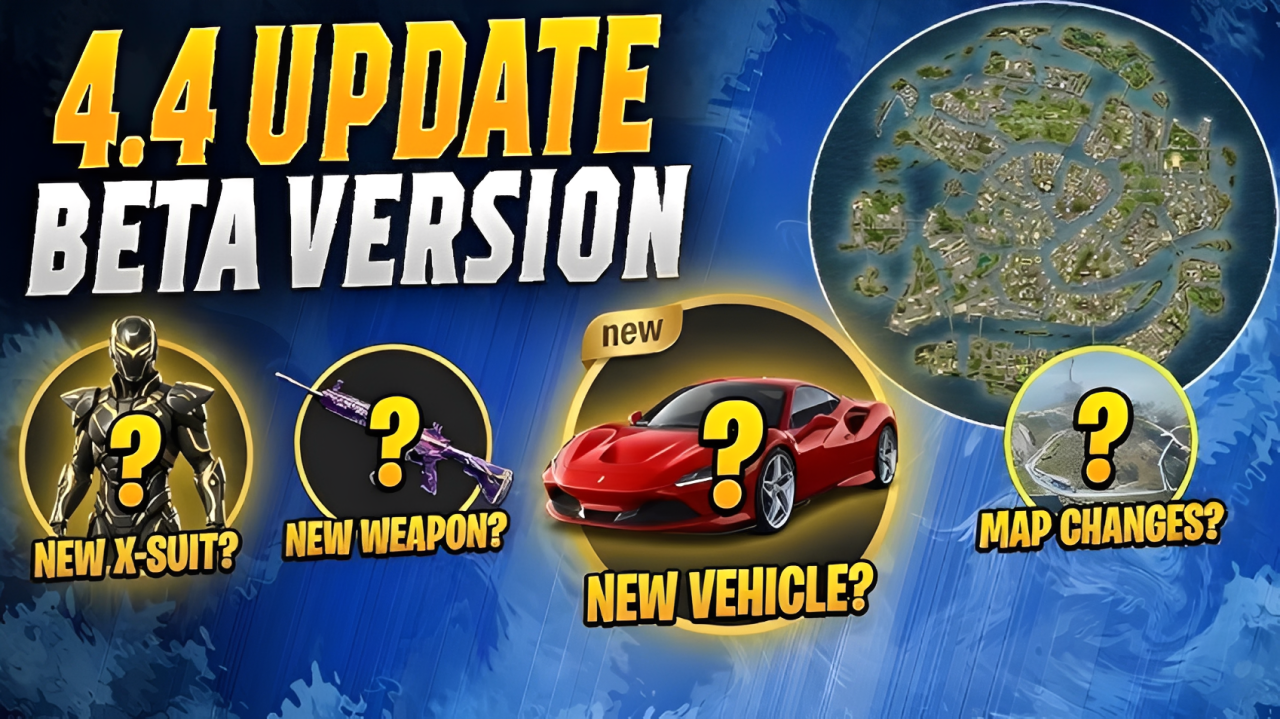 PUBG Mobile обновление 4.4: возвращение культовых скинов, базука против техники и режим фараона с плавучими островами — изображение 1