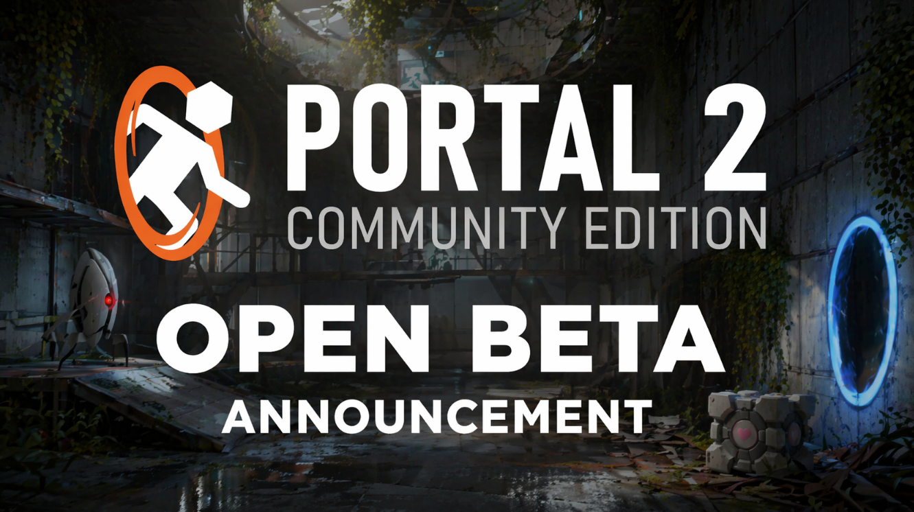 Открытое бета‑тестирование Portal 2: Community Edition — дата, технические новшества и сравнение с оригиналом — изображение 1