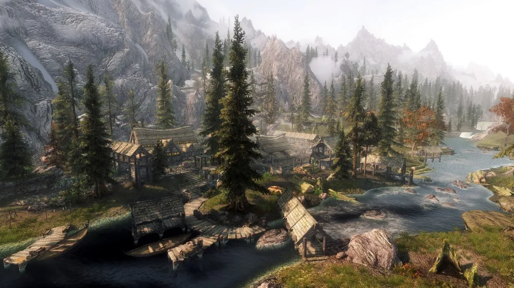 Пейзажи Скайрима из серии книг &laquo;Скверрим: Старшие Свитки&raquo;